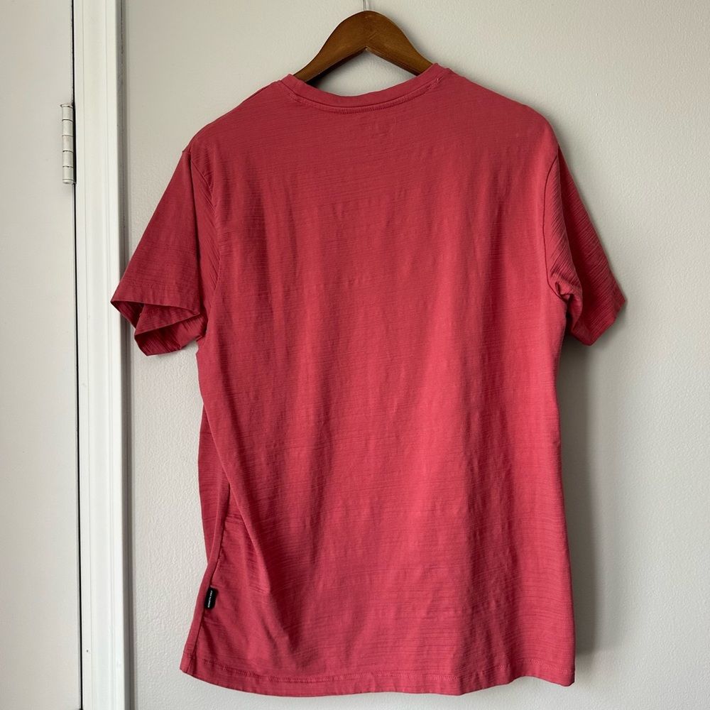 Kenneth Cole Men's Crewneck T-Shirt - Coral Pink - Picture 5 of 5